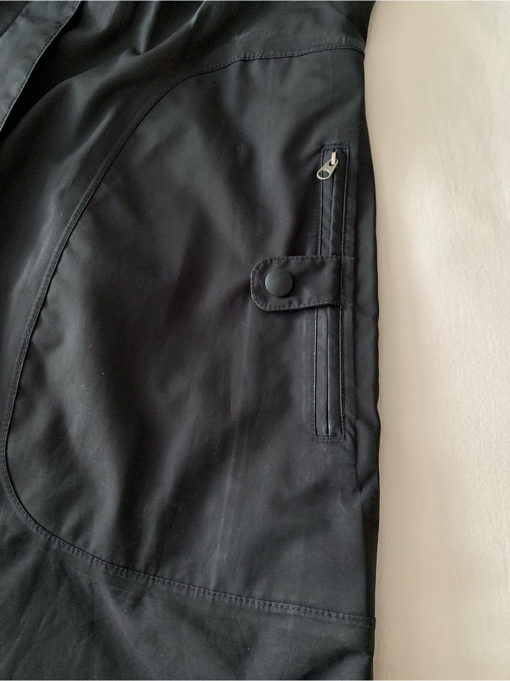Patagonia Black Hooded Trench Coat - Picture 12 of 16